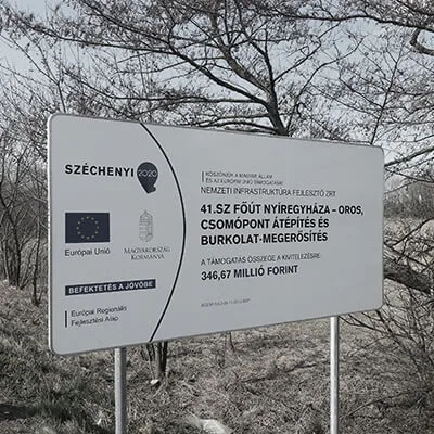 41. számú főút – mérnöki feladatok